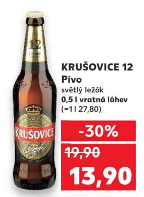 KRUŠOVICE 12 Pivo