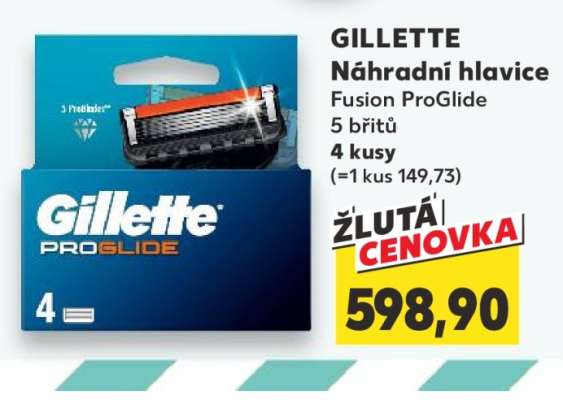GILLETTE Náhradní hlavice Fusion ProGlide