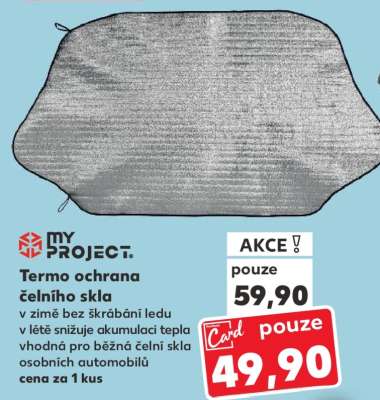 TERMO OCHRANA ČELNÍHO SKLA