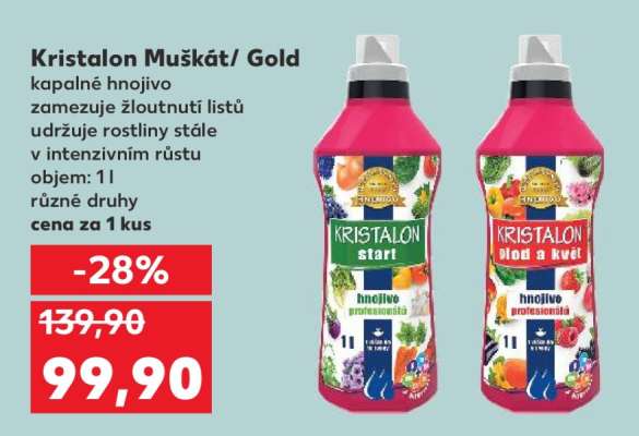Kristalon Muškát/ Gold