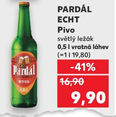 PARDÁL ECHT Pivo