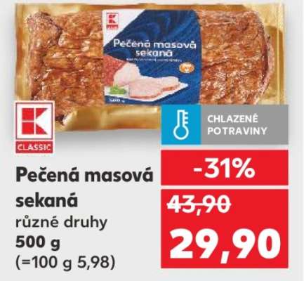 Pečená masová sekaná