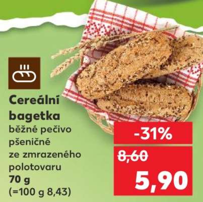 Cereální bagetka