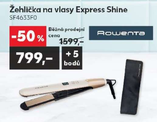 Žehlička na vlasy Express Shine SF4633F0