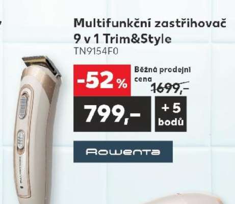 Multifunkční zastřihovač 9 v 1 Trim&Style TN9154F0