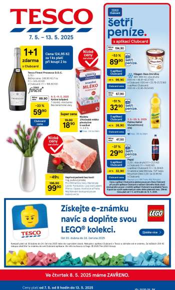 thumbnail - Leták TESCO - Clubcard šetří peníze.