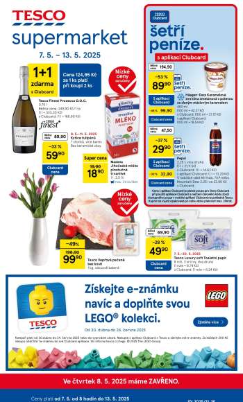 Leták TESCO supermarket - 7.5.2025 - 13.5.2025.