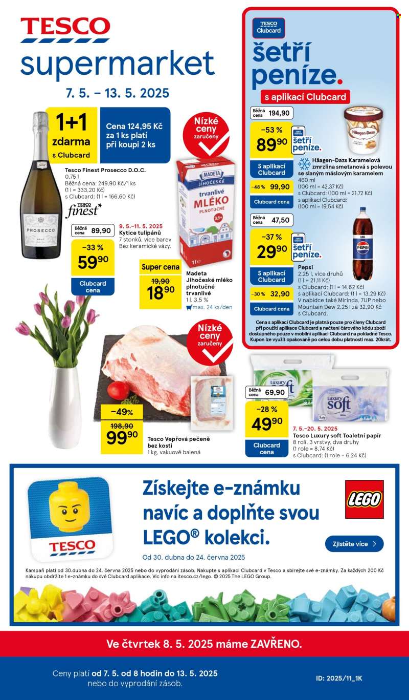 Leták TESCO supermarket - 7.5.2025 - 13.5.2025.