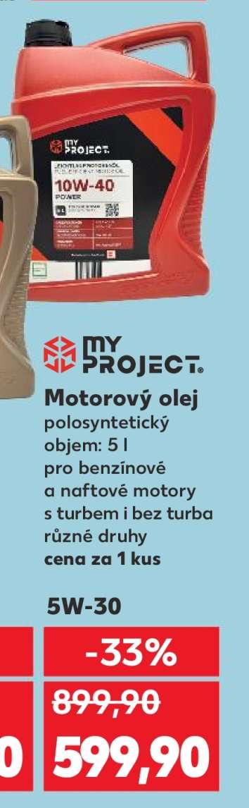 My Project Motorový olej