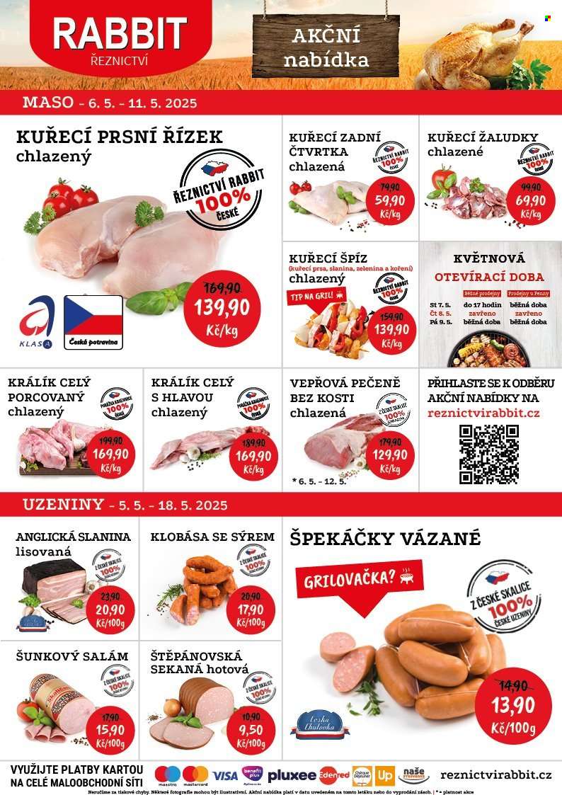 Leták RABBIT řeznictví - 6.5.2025 - 11.5.2025.