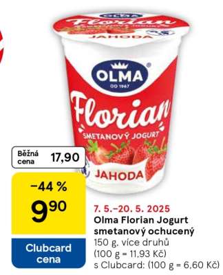 Olma Florian Jogurt smetanový ochucený