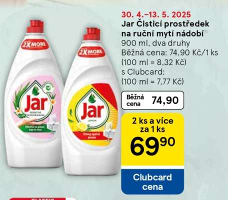 Jar Čisticí prostředek na ruční mytí nádobí