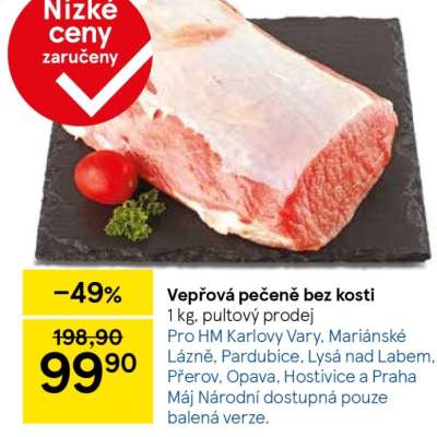 Vepřová pečeně bez kosti