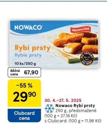 Nowaco Rybí prsty