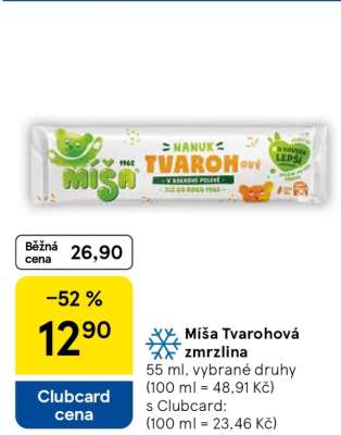 Míša Tvarohová zmrzlina