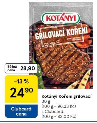Kotányi Koření grilovací