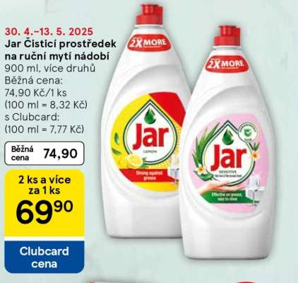 Jar Čisticí prostředek na ruční mytí nádobí
