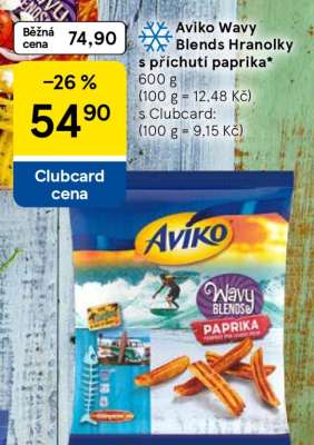 Aviko Wavy Blends Hranolky s příchutí paprika