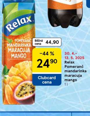 RELAX pomeranč-mandarinka-maracuja- mango