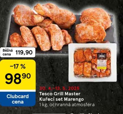 Tesco Grill Master Kuřecí set Marengo