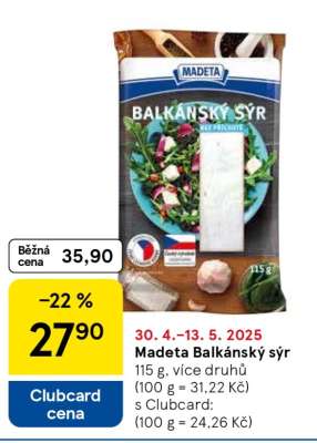 Madeta Balkánský sýr