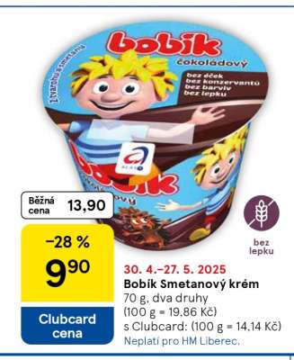 BOBÍK - smetanový krém