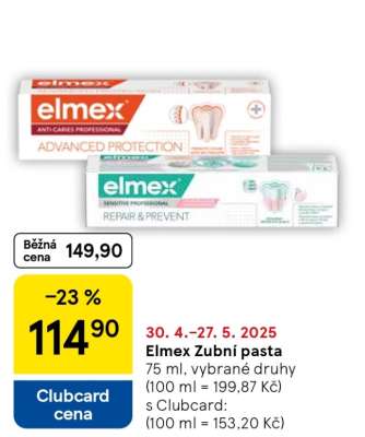 Elmex zubní pasta