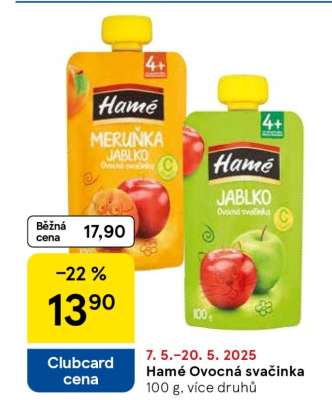 HAMÉ OVOCNÁ SVAČINKA*