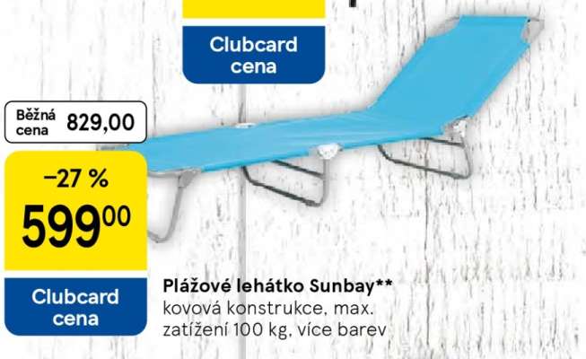 Plážové lehátko Sunbay