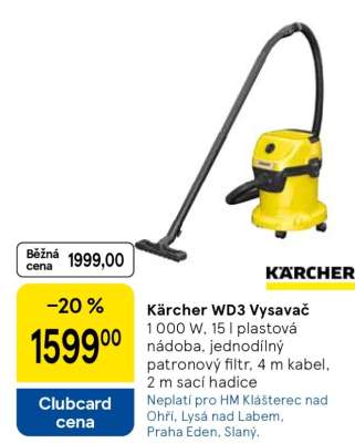 Kärcher WD3 Vysavač