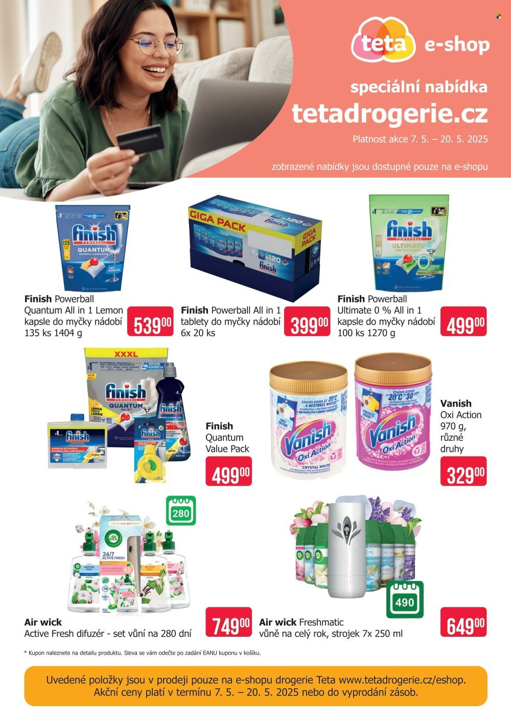 Leták Teta drogerie - 7.5.2025 - 20.5.2025. Strana 1