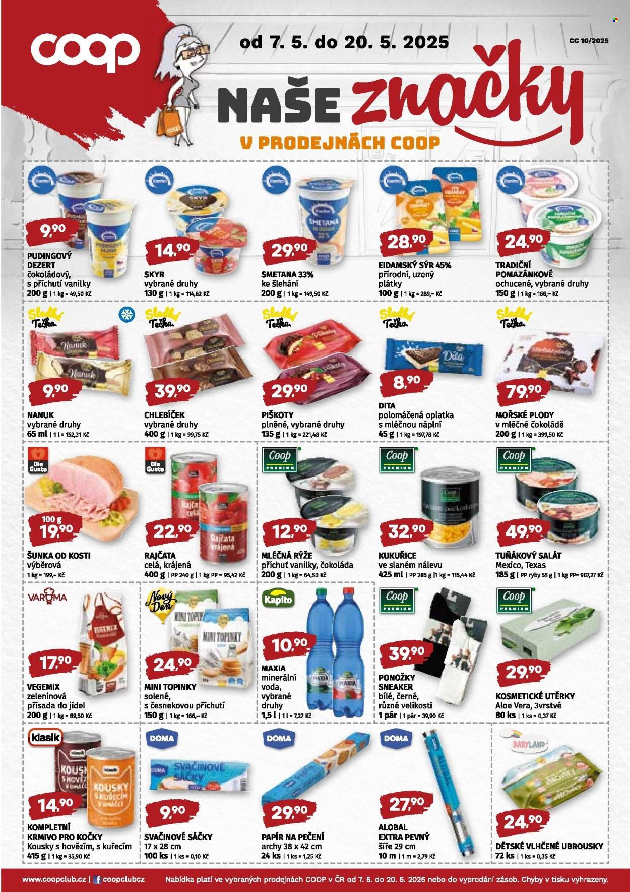 Leták coop JEDNOTA - 7.5.2025 - 20.5.2025. Strana 1