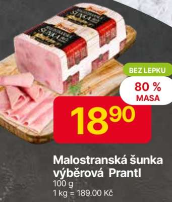 Malostranská šunka, výběrová Prantl