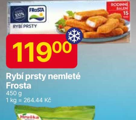 Rybí prsty nemleté Frosta