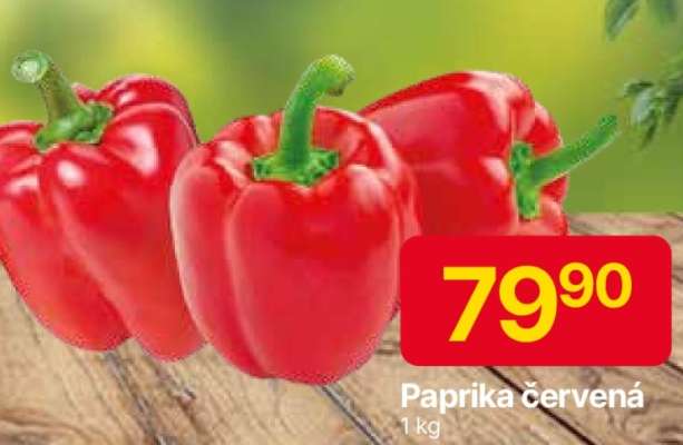 Paprika červená