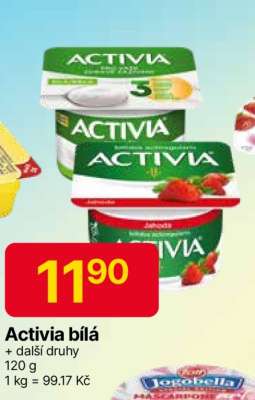 Activia bílá