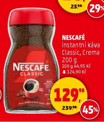 NESCAFÉ instantní káva Classic, Crema