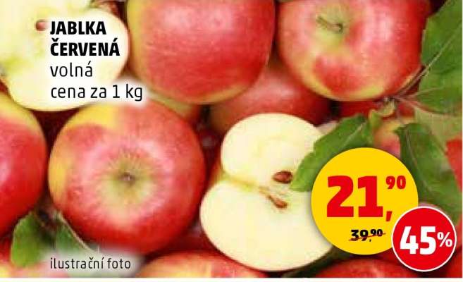 Jablka červená