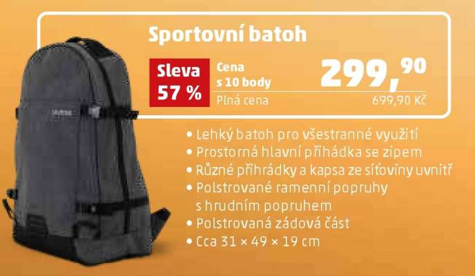 Sportovní batoh