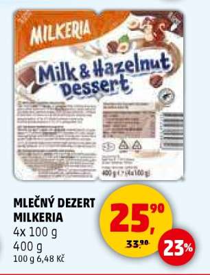 Mléčný dezert Milkeria