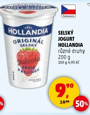 SELSKÝ JOGURT HOLLANDIA