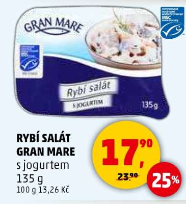 RYBÍ SALÁT GRAN MARE s jogurtem
