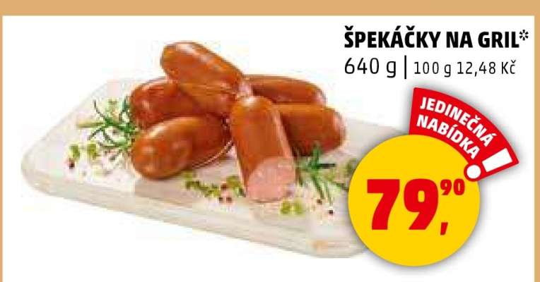 ŠPEKÁČKY NA GRIL