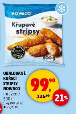 OBALOVANÉ KUŘECÍ STRIPSY NOWACO