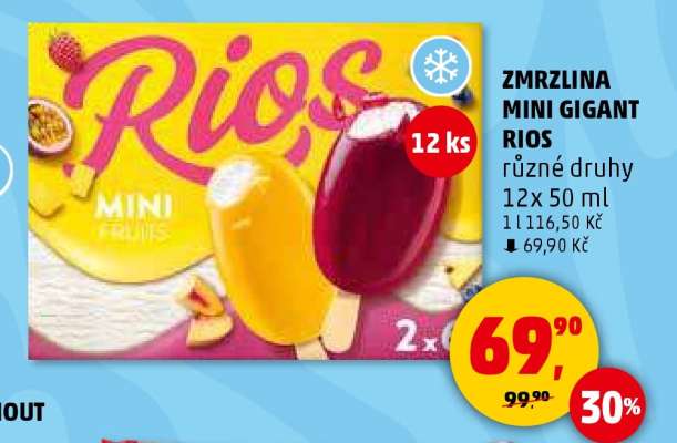 Zmrzlina Mini Gigant Rios