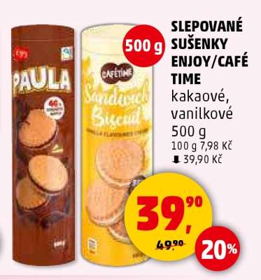 Slepené sušenky Enjoy/Café Time