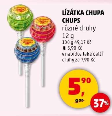 LÍZÁTKA CHUPA CHUPS
