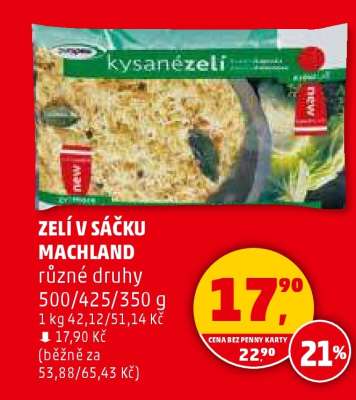 ZELÍ V SÁČKU MACHLAND