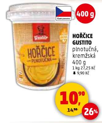 HOŘČICE GUSTITO