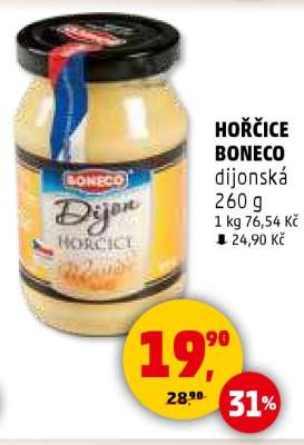 HOŘČICE BONECO dijonská